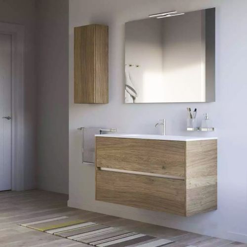 MEUBLE VILLAGE 80 - 2 TIROIRS ROVERE NATURALE