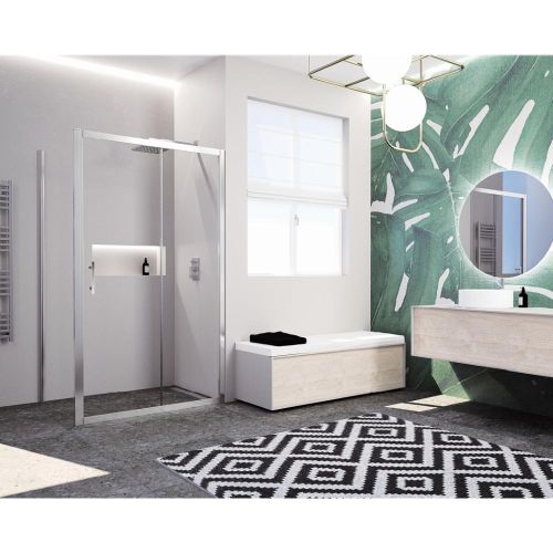 PORTE COULISSANTE DOMAO 134/140 ALU SILVER