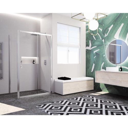 PORTE COULISSANTE DOMAO 114/120 ALU SILVER