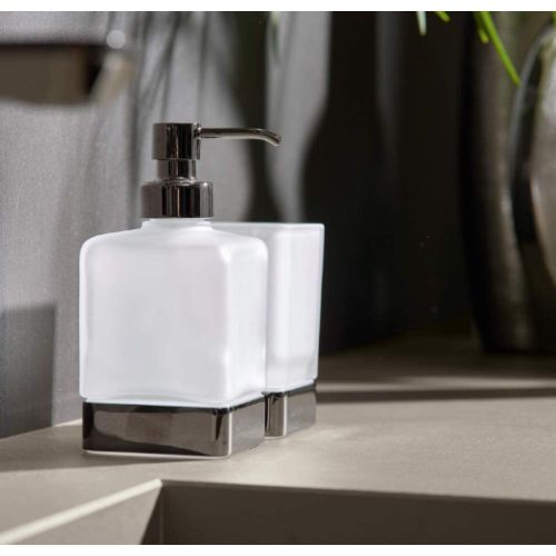 DISTRIBUTEUR DE SAVON A POSER EN VERRE