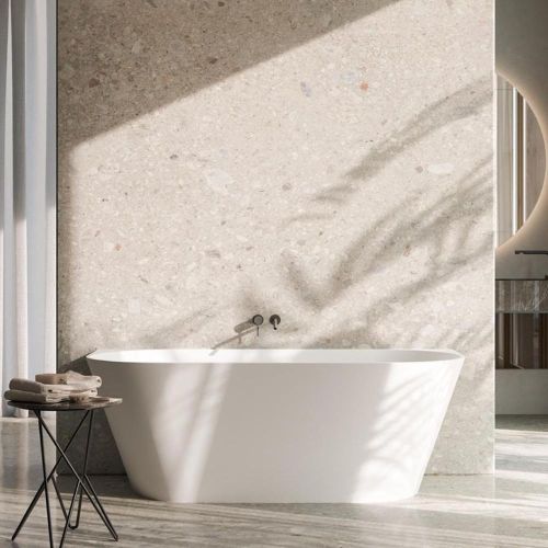 BAIGNOIRE SEMI ILOT QUEEN 170X73 CM BLANC