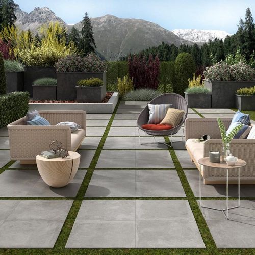 STONE CREEK 100 GRIGIO EPAISSEUR 2CM 60X60 GRIPP RECTIFIÉ