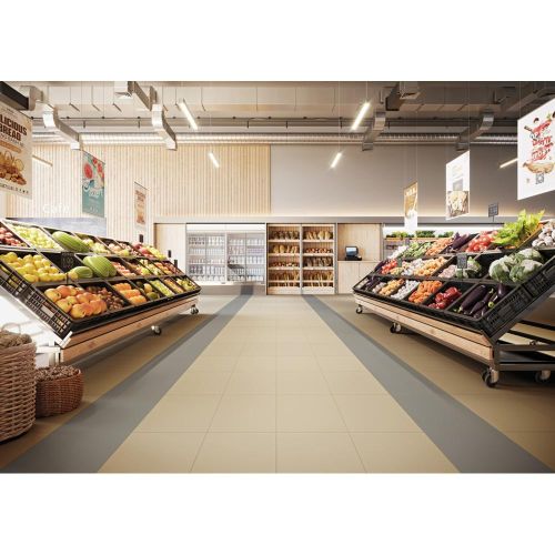 GRESPOR UNICOLOR CINZA POINTE DE DIAMANT 29,7X29,7