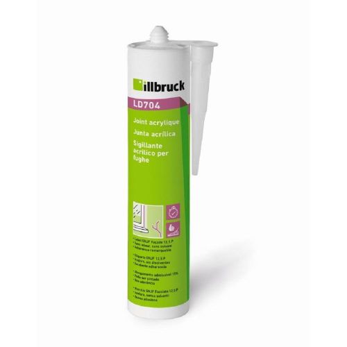 ILLBRUCK SILICONE ACRYLIQUE LD704 BLANC 310 ML
