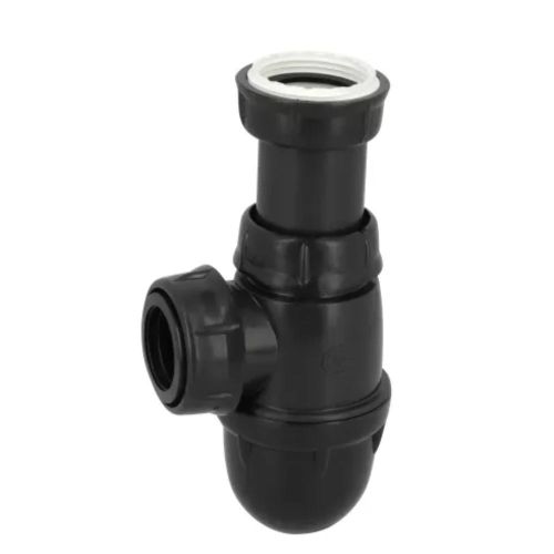 SIPHON UNIVERSELLE LAVABO-EVIER NOIR RECYCLE