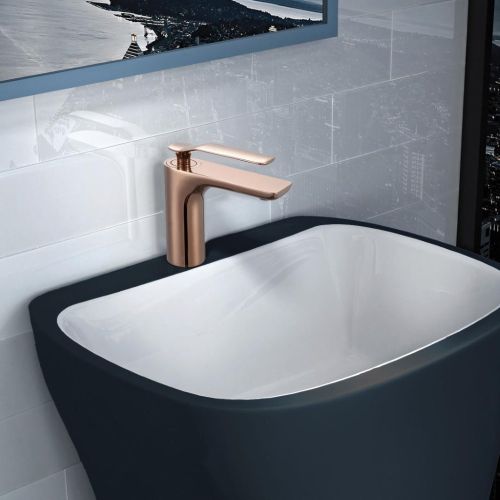 MITIGEUR LAVABO ADDICT PVD ROSE GOLD