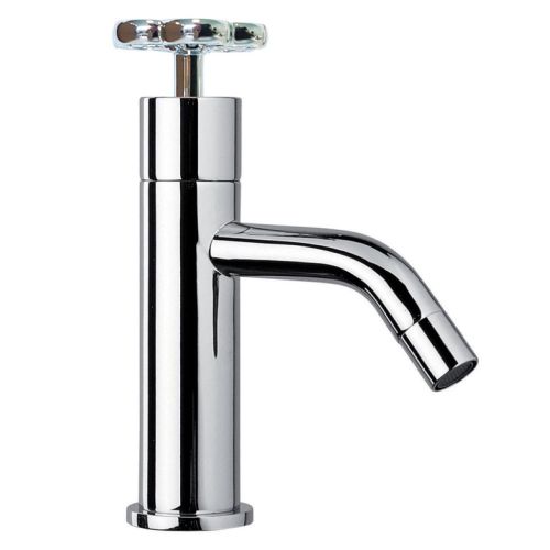 ROBINET CHROME SIMPLE EAU FROIDE LAVE MAINS INDUSS