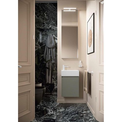 LAVE MAIN LILIPUT 45 PORTE DROITE AVEC VASQUE BLANC MAT