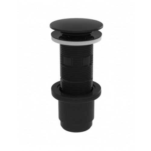BONDE LAVABO UNIVERSEL CLIC CLAC ABS NOIR