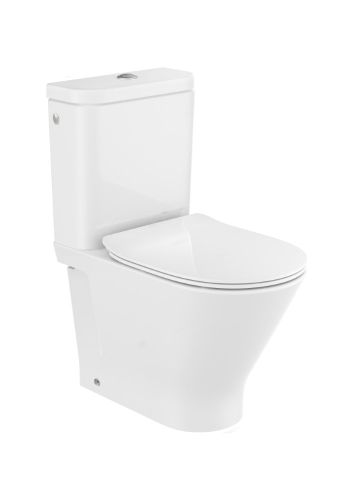 PACK WC COMPACT GAP ROUND RIMLESS+ABATTANT SILENCIO