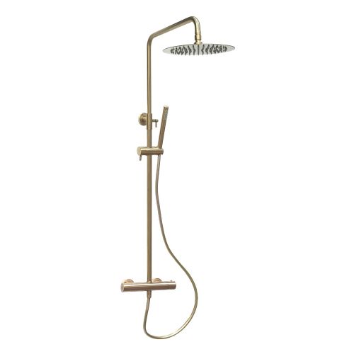 COLONNE DOUCHE ORTENCE 250 PVD LAITON BROSSE