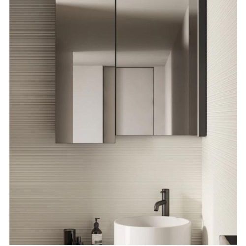 W NUANCES BIANCO RIBBED SQ 120X60