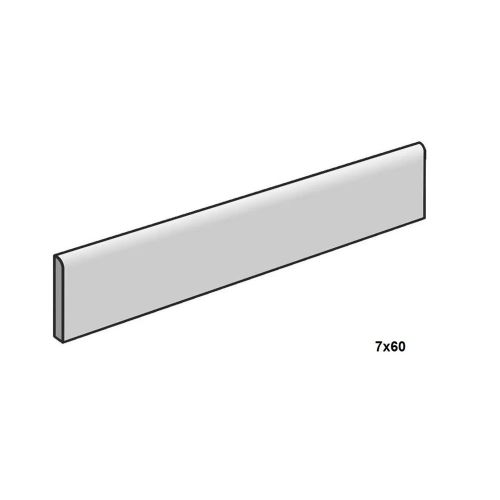 W PLINTHE TERRE BIANCO SQ. 7X60 (X 10 PCES)