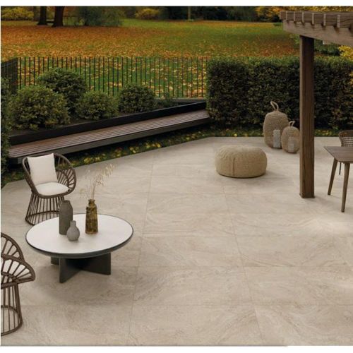 W UNIQUE TRAVERTINE MINIMAL WHITE TECNICA RT 120X120