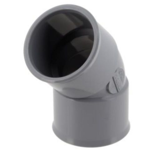 COUDE PVC EVAC 45° 32 FF