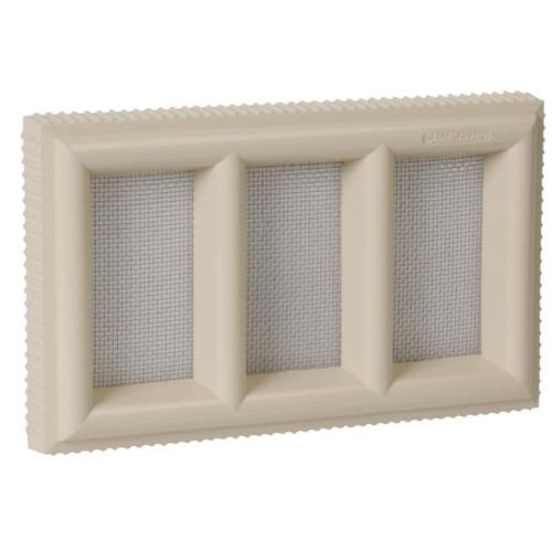 GRILLE PVC A SCELLER 215/130 SABLE