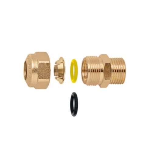 RACCORD BICONE 1'' M 22