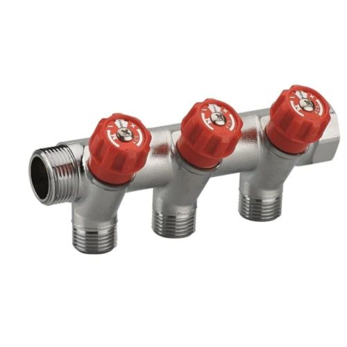 COLLECTEUR 3 DEPARTS + VANNE ROUGE