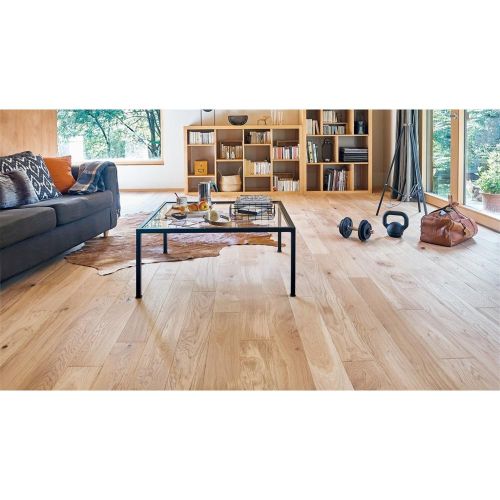 PARQUET MONOLAME CHÊNE VERNIS BOIS FLOTTE